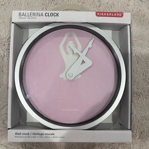 NWT ballerina clock